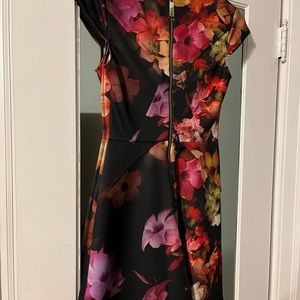Ted Baker photographic Floral Print Dress